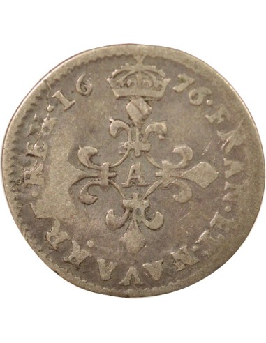 Louis XIV Des Traitants 4 sols Argent 1676 A - Paris