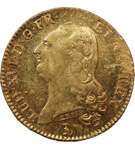 LOUIS XVI - DOUBLE LOUIS D'OR 1786 T NANTES