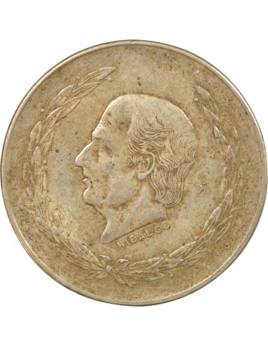 Mexique 5 pesos Argent 1953 Mo Mexico City