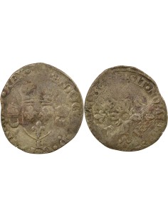Henri II Aux Croissants 1 douzain Billon 1550-1556 I Limoges