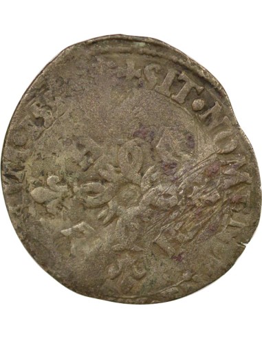 Henri II Aux Croissants 1 douzain Billon 1550-1556 I Limoges
