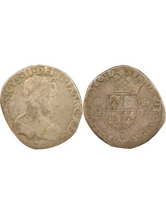 Henri II Au nom de Henri II 1 teston Argent 1560 Grenoble