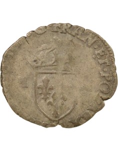 Henri III aux Deux H 1 douzain Billon 1593 M Toulouse 2