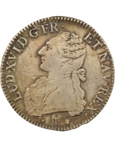 Louis XVI Au Buste Habillé ecu Argent 1785 L Bayonne 2