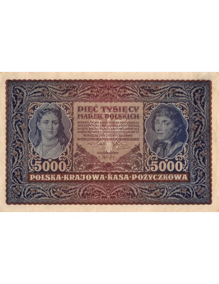 Pologne 5000 marek 1920
