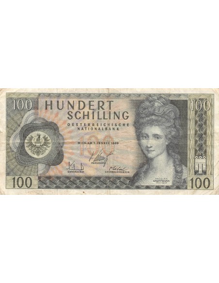 Autriche 100 schilling 1969
