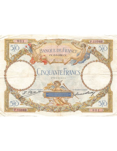 50 francs 1932