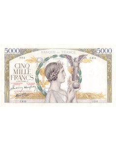 5000 francs 1943