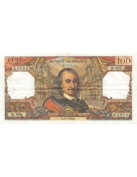 100 francs 1973