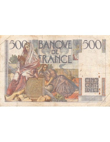 500 francs 1945