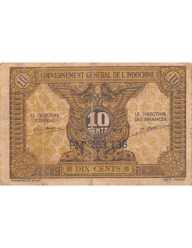 Indo-Chine Fr. 10 cents 1942