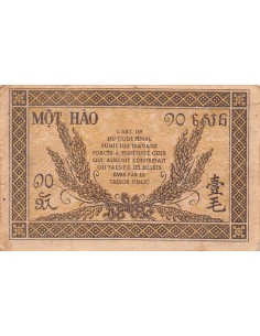 Indo-Chine Fr. 10 cents 1942 2