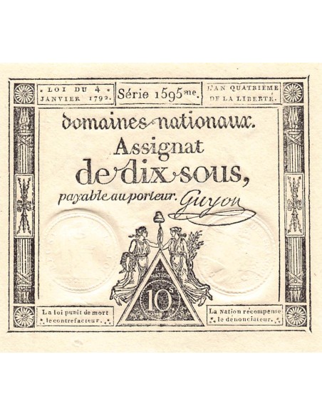 10 sous 04/01/1792