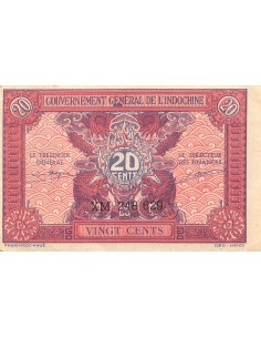 Indo-Chine Fr. 20 cents 1942