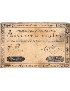 5 livres 1791