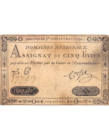 5 livres 1791