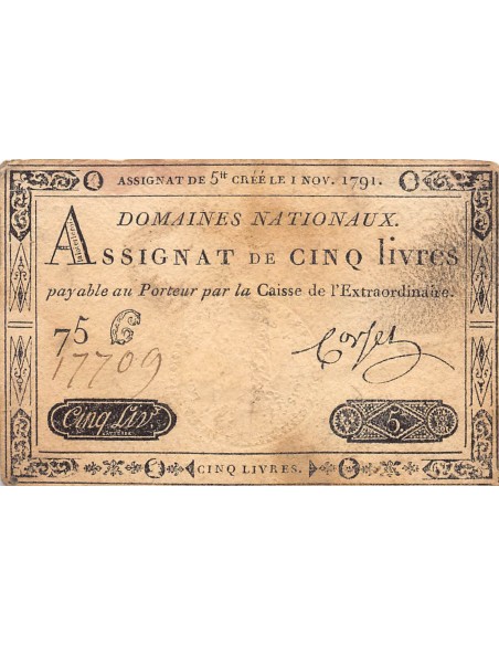 5 livres 1791
