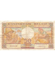 Belgique 50 francs 1956 2