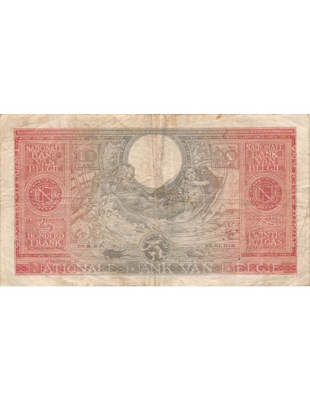 Belgique 100 francs 1943
