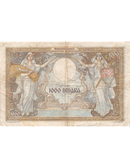 Yougoslavie 1000 dinara 1931