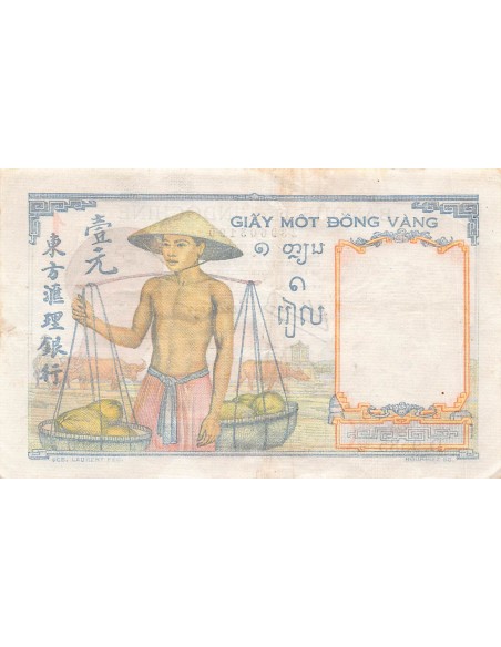 Indo-Chine Fr. 1 piastre 1949