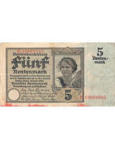 Allemagne 5 rentenmark 1926