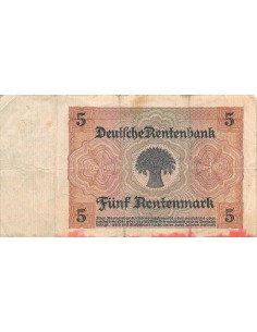 Allemagne 5 rentenmark 1926 2