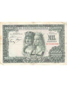 Espagne 1000 pesetas 1957