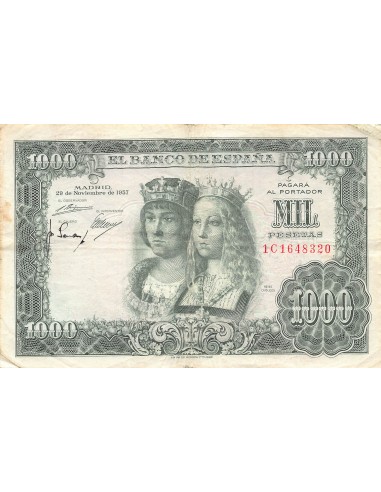 Espagne 1000 pesetas 1957