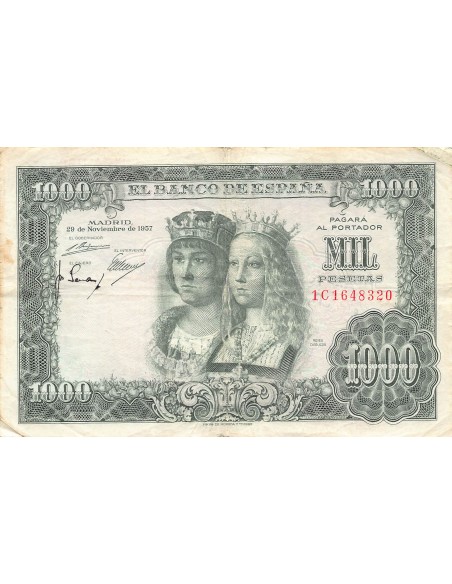 Espagne 1000 pesetas 1957