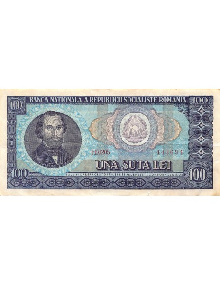 Roumanie 100 lei 1966