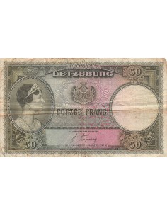Luxembourg 50 francs 1944