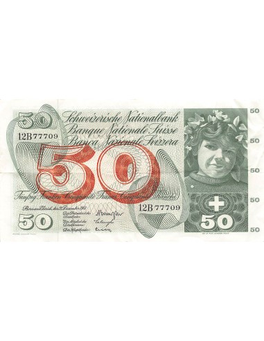 Suisse 50 francs 1961