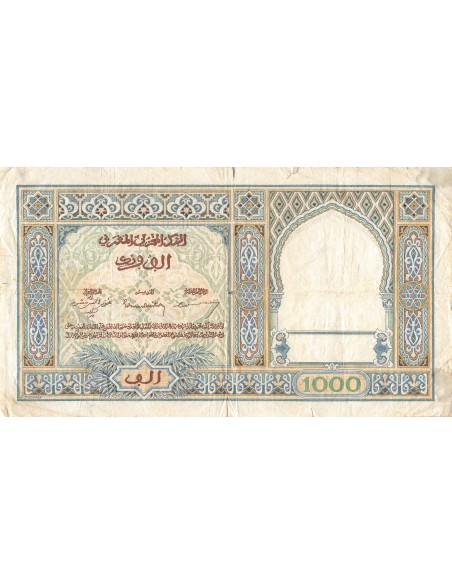 Maroc 1000 francs 1950