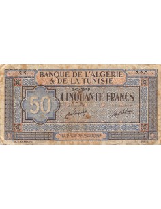 Tunisie 50 francs 1949