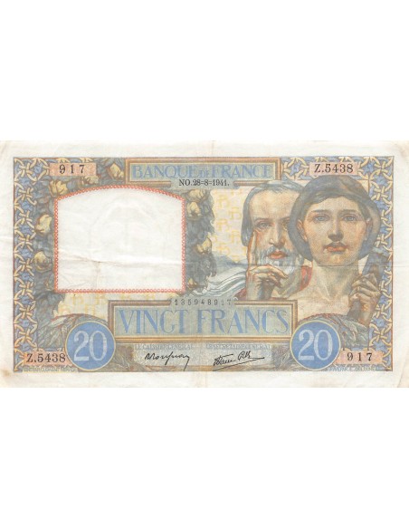 20 francs 1941