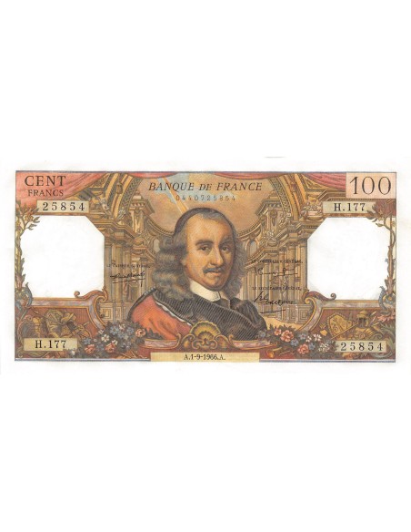 100 francs 1966