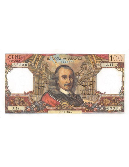 100 francs 1964