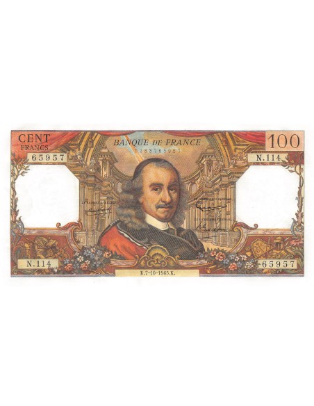 100 francs 1965
