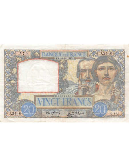 20 francs 1940
