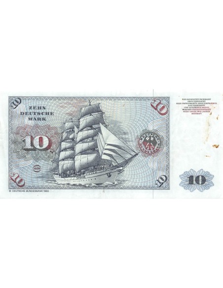 Allemagne (RFA) 10 mark 1980