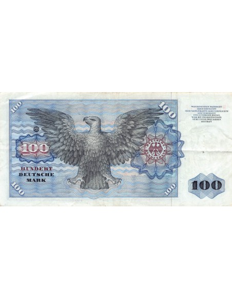 Allemagne (RFA) 100 deutsche mark 1980