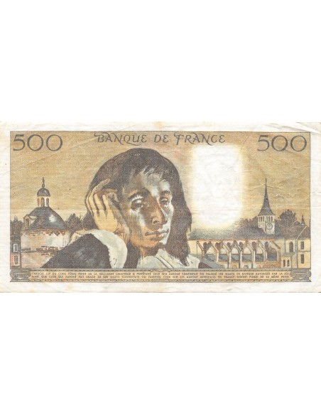 500 francs 1977