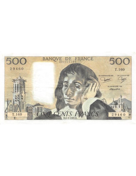 500 francs 1982