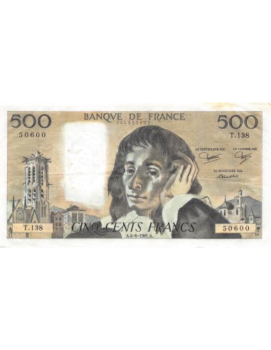 500 francs 1981