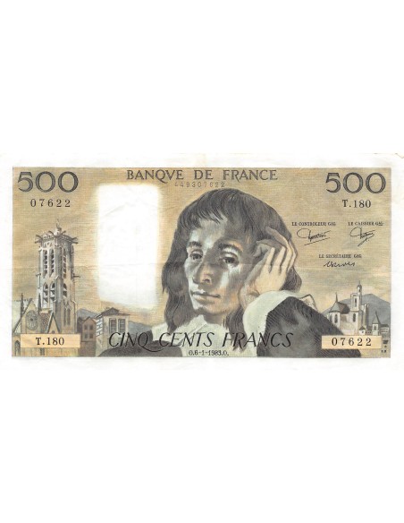 500 francs 1983