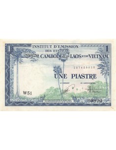 Indo-Chine Fr. 1 piastre 1954