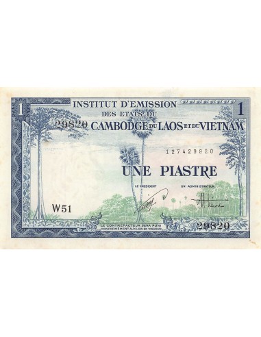 Indo-Chine Fr. 1 piastre 1954