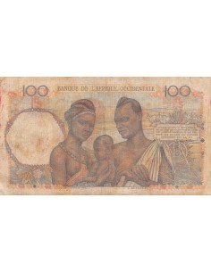 Afrique de l'Ouest 100 francs 1945 2