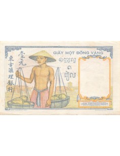 Indo-Chine Fr. 1 piastre 1936 2